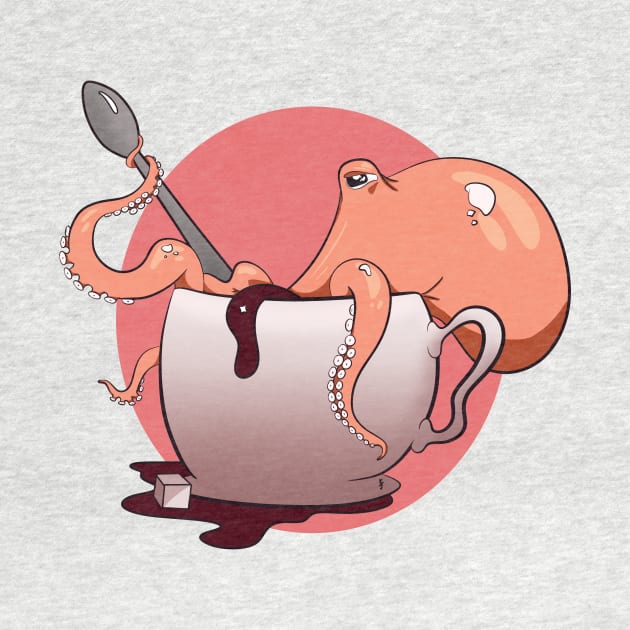 Tea time Octopus by Pastel.Punkk